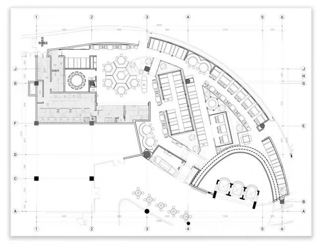 BIM Architecture | Strolling in the Leisure Garden, Jinse Shaohua: Jiangnan Li Chinese Restaurant, Changzhou, Jiangsu/Woye Space Design Firm
