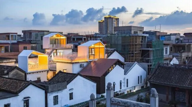 BIM Architecture | Crowdfunding for Terrace Public Space - New Foundation White House Residential Complex/Vertical Beam Society Architecture