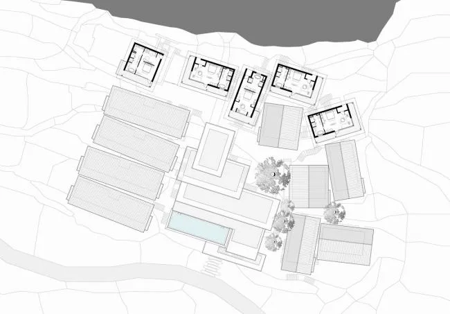 BIM Architecture | Artificial Natural - Songyang Yuanshe · Lanshushan House/Gad · Line+Studio