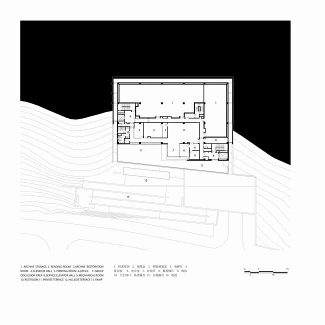 BIM architecture | Solid and profound, unique view of scenic spots: China Resources Group Archives/Studio Link Arc