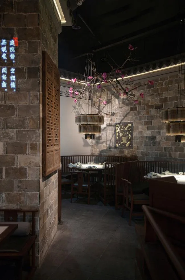 BIM Architecture | Strolling in the Leisure Garden, Jinse Shaohua: Jiangnan Li Chinese Restaurant, Changzhou, Jiangsu/Woye Space Design Firm