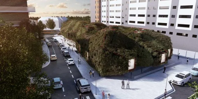 BIM Architecture | Like a 'Green Spaceship' - Madrid Municipal Library Project/3GATTI
