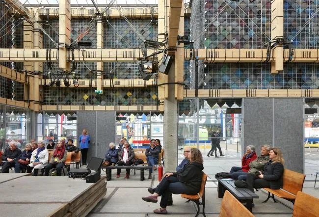 BIM Architecture | Borrowing Building Materials from Residents: Eindhoven Public Exhibition Hall, Netherlands/bureau SLA+Overtrenders W