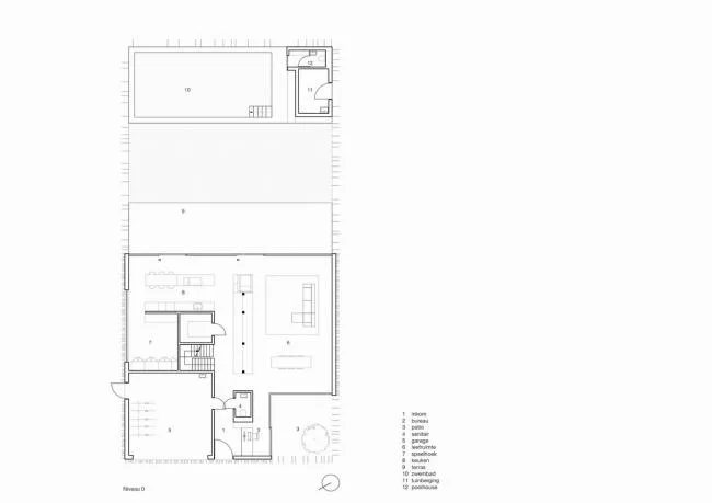 BIM Architecture | Belgian Weathering Steel Room/DMOA Architecten