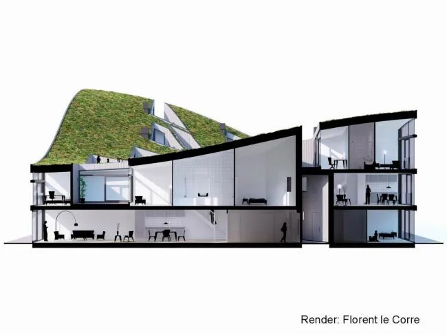 BIM Architecture | Like a Flag Dancing with the Wind: Dutch Hidden Delights Apartments/NL Architects