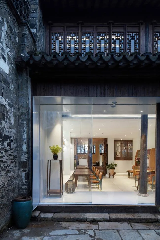 BIM architecture | Awakening memories, old houses with a sense of vicissitudes and era: Reform of Elegant Tea Court/Nanjing Yueshi Space Design