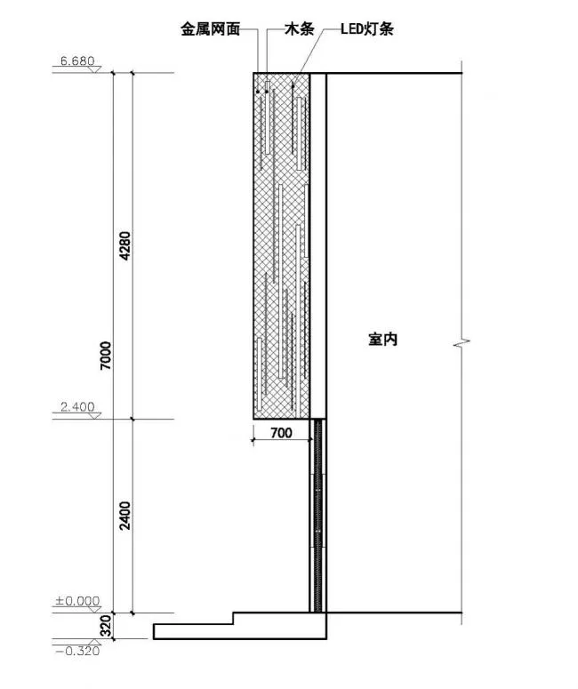 BIM architecture | A dazzling light shines through the narrow corners: a rice noodle restaurant/flat design in between