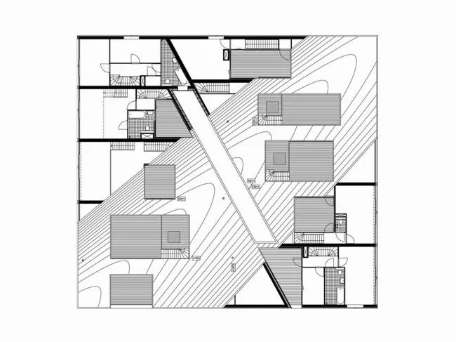 BIM Architecture | Like a Flag Dancing with the Wind: Dutch Hidden Delights Apartments/NL Architects