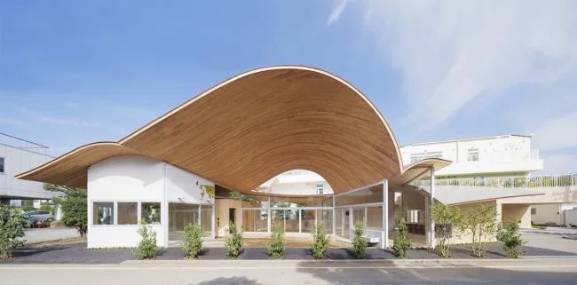 BIM Architecture | Under Mount Fuji, the gentle and charming curves: Toranoko Nursery/Takashige Yama * * * Office