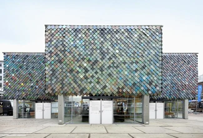BIM Architecture | Borrowing Building Materials from Residents: Eindhoven Public Exhibition Hall, Netherlands/bureau SLA+Overtrenders W