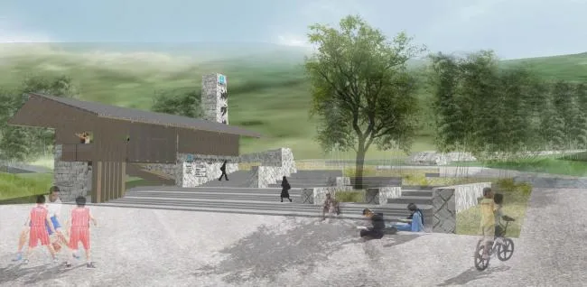 BIM Architecture | Landscape Design of Youfangping Village, Jiujianfang Town, Lantian County/Northwest Architectural Design and Research Institute · Architectural Decoration and Situation Art Engineering Design and Research Institute