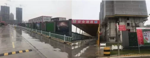 Prefabricated building traffic signs