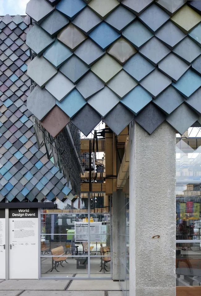BIM Architecture | Borrowing Building Materials from Residents: Eindhoven Public Exhibition Hall, Netherlands/bureau SLA+Overtrenders W