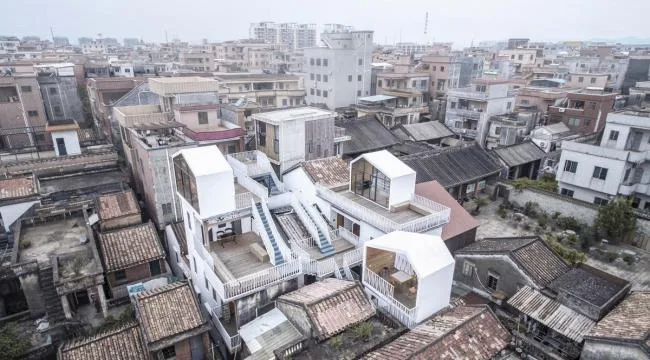 BIM Architecture | Crowdfunding for Terrace Public Space - New Foundation White House Residential Complex/Vertical Beam Society Architecture