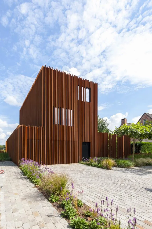 BIM Architecture | Belgian Weathering Steel Room/DMOA Architecten