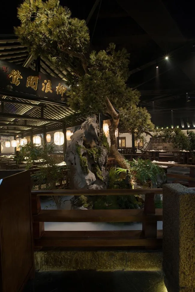 BIM Architecture | Strolling in the Leisure Garden, Jinse Shaohua: Jiangnan Li Chinese Restaurant, Changzhou, Jiangsu/Woye Space Design Firm