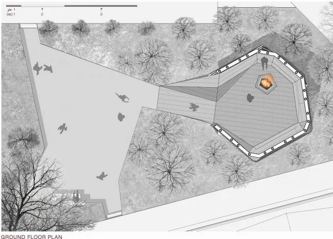 BIM Architecture | Incorporating Ancient Elements, Pillarless Canopy Built with Flake "Fish Scales"/Olgooco