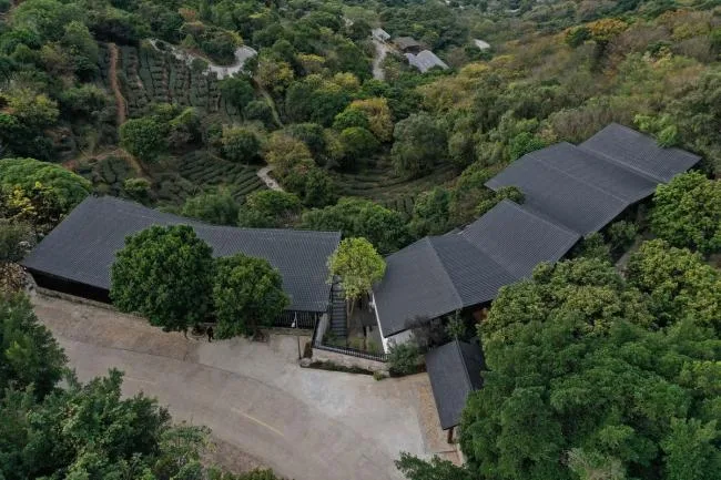 BIM Architecture | Maolin Qingquan, Burning Spray Nose Drinking Tea: Tea Words Not Elegant House/Hehe Design Studio