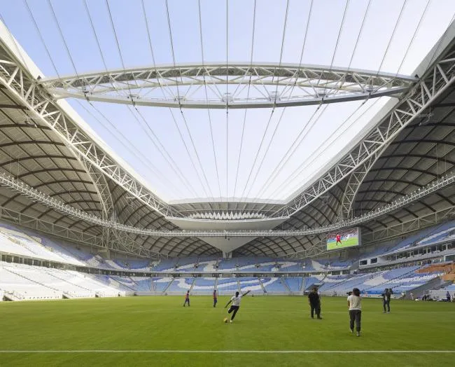 BIM architecture | Like sails raised on the sea: 2022 World Cup main venue/Zaha Hadid Architects