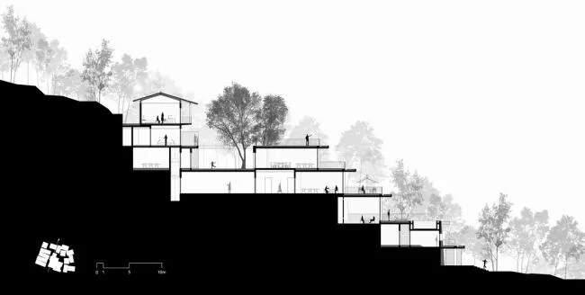 BIM Architecture | Artificial Natural - Songyang Yuanshe · Lanshushan House/Gad · Line+Studio