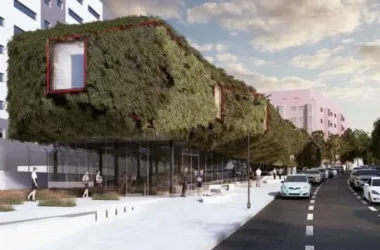 BIM Architecture: The Madrid Municipal Library Project Inspired by a 'Green Spaceship' | 3GATTI-BIM WORLD