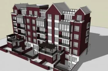 Modern Multi-Story Residential SketchUp Model | Contemporary Row House Design-BIM WORLD