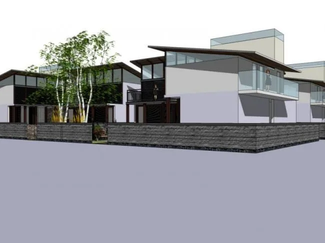 Sketchup Residential Model | Low rise Residential, Chinese Style
