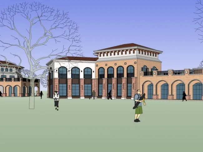 Sketchup Business Model | Multi story Clubhouse, Classical Style