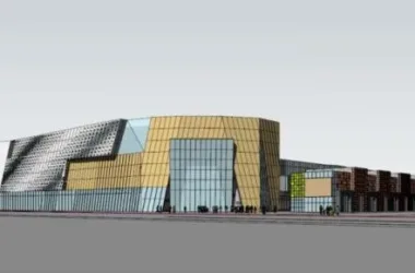 SketchUp Business Model: Multi-Level Modern Shopping Mall Design-BIM WORLD
