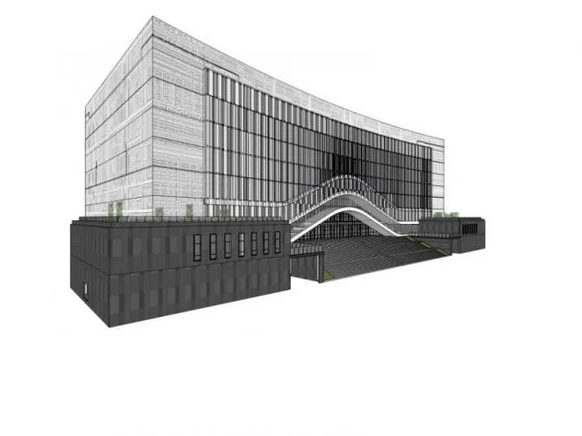 Sketchup Office Model | Multi story Office Building, Modern Style