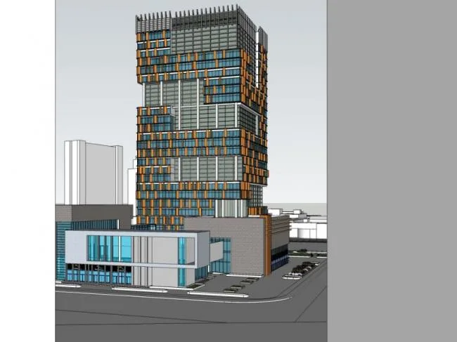 Sketchup Office Model | Multi story Office Building, Modern Style