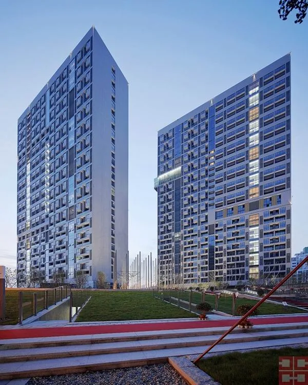 Sketchup Business Model | High rise apartment residences, modern style