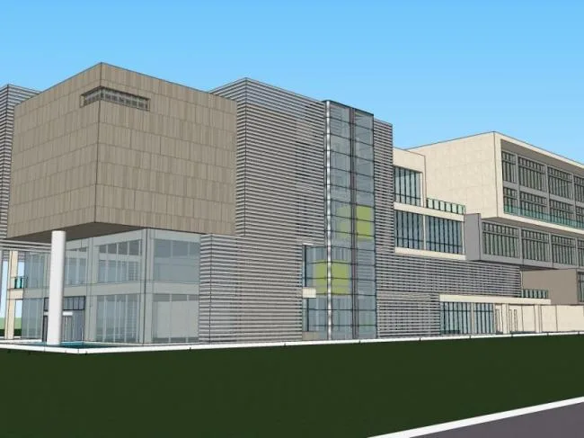 Sketchup Business Model | Multi story Clubhouse, Modern Style