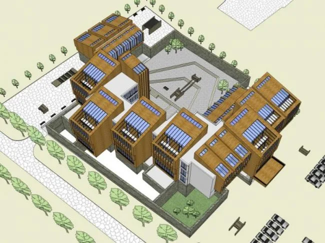 SketchUp Business Model: Designing a Modern Multi-Story Clubhouse