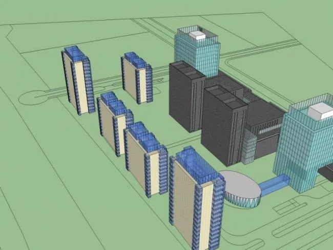 Sketchup Office Model | High rise Office Building, Modern Style