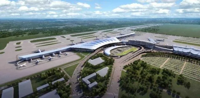 Sketchup Station Road and Bridge | Nanjing Lukou International Airport T2 Terminal