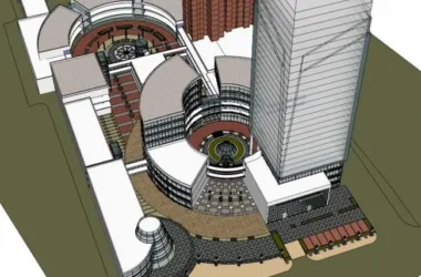 SketchUp Complex Model: Multi-Story Modern High-Rise Design-BIM WORLD