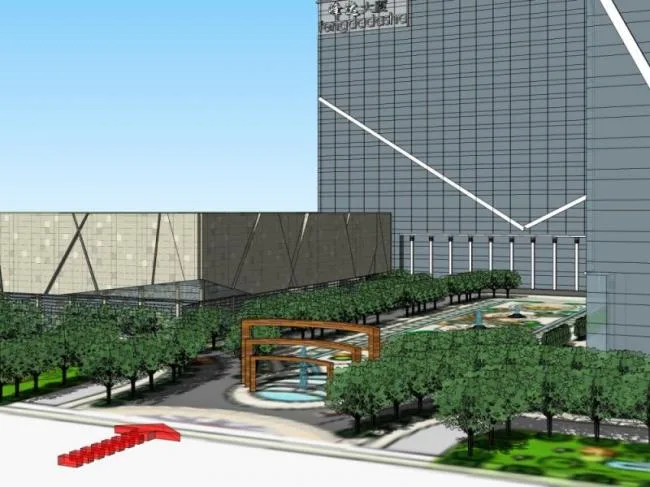 Sketchup Office Model | High rise Office Building, Modern Style