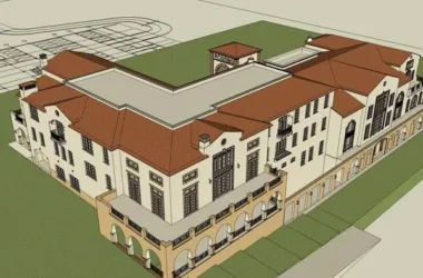 Classical Style Townhouse Villa Model in SketchUp-BIM WORLD