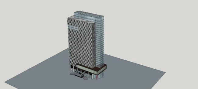 Sketchup Office Model | High rise Office Building, Office Building, Modern Style