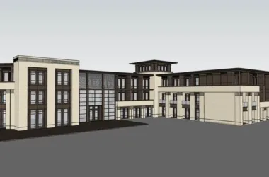 Classical Multi-Story Residential Activity Center | SketchUp Model-BIM WORLD