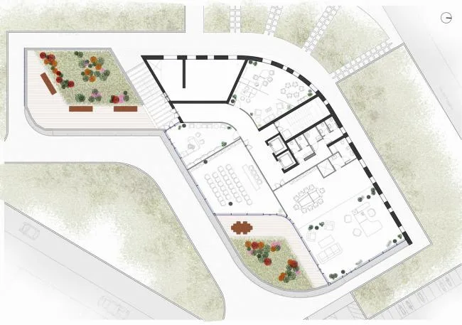 BIM Architecture | Grand Sculpture Under Blue and White Sun Screen: Forti Holding Spa Headquarters and Office Building in Italy/ATIproject