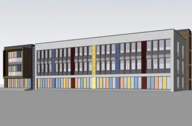 Modern Multi-Story Kindergarten School Design | Educational Architecture in SketchUp-BIM WORLD