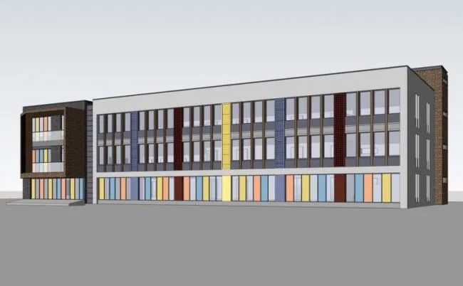 Modern Multi-Story Kindergarten School Design | Educational Architecture in SketchUp