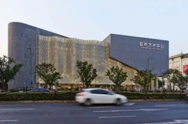 BIM Architecture: Blending Modern Light Transparency with Traditional Solidity at Shanghai Hongqiao Art Center by BAU-BIM WORLD