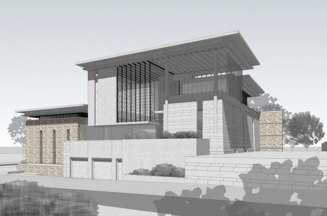 Sketchup Villa Model | Solo Villa, Grassland Style, Modern Style