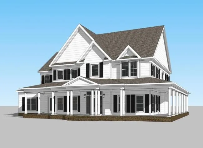 Sketchup Villa Model | Solo Villa, American Style