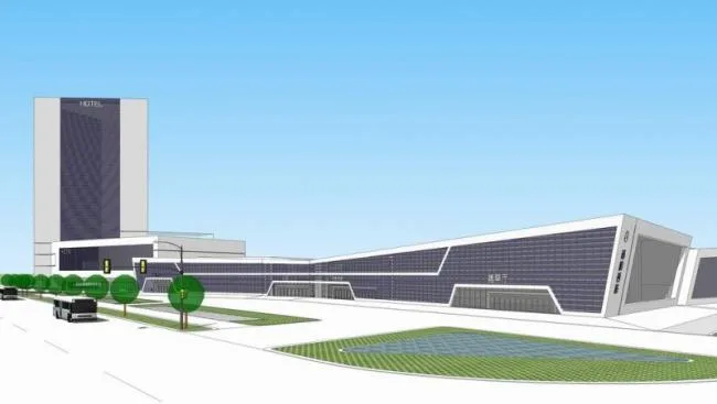 Sketchup Station Road and Bridge | Multi story High rise Mixed Bus Station, High rise Office, Modern Style, Transportation Architecture
