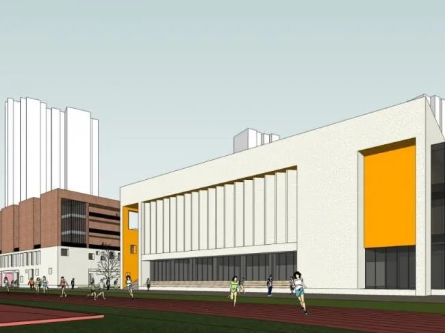 Sketchup School Model | Multi story School, Campus Educational Architecture, Classical Style