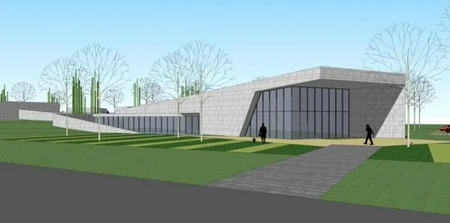 Sketchup Cultural Model | Multi story Park Architecture, Modern Style